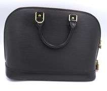 Louis Vuitton Alma Epi Noir PM Bag