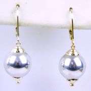 14K Gold & Sterling Bead Earrings