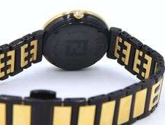 Fendi 29mm Quartz Black and Gold Watch
