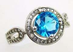 2 Sterling Silver CZ Rings