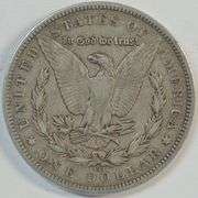 Key date 1896-S Morgan Silver Dollar in VF