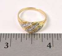 Darling Diamond Dome Top Ring in 14K Yellow Gold