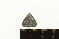 Sterling Silver 1943 Australian Coin Love Token Heart Charm/Pendant