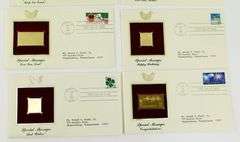 6 - 1987 1st Day Issue Covers/22KT Gold Stamps
