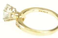 14K Yellow Gold 1 1/3 Ctw Pear Diamond Bypass Engagement Ring