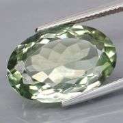 Substantial 11.60ct natural platinum green Amethyst