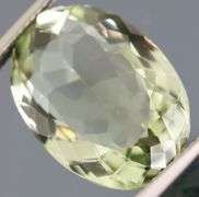Excellent 13.11ct platinum green Amethyst