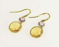 18K Yellow Gold Marco Bicego Jaipur Color Citrine Dangle Earrings