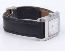 Baume & Mercier Hampton Quartz 20mm Black Leather Strap Watch