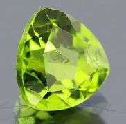 Trillion cut 2.88ct top Burma green untreated Peridot