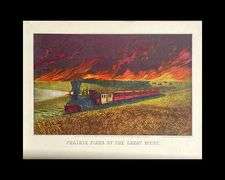 Collectible Vintage Artwork Depicting America in the Mid-Nineteenth Century
