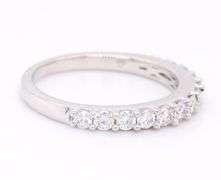 Dazzling White Gold 0.65ctw Diamond Band