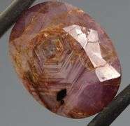 Very unique 11.85ct UNHEATED faceted Ruby