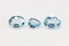 Natural Aquamarine - Lot of 3