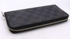 Authentic Designer Louis Vuitton Damier Graphite Canvas Vertical Wallet