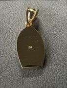 Amazing Virgin Guadelupe Mother Mary Fine Detailed 14 Kt  Gold Plated Pendant