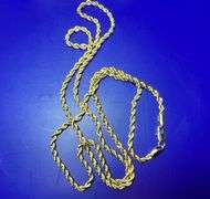 Sharp 17 Gram 14 Kt Gold Plated Rope Chain