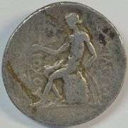 Rare SELEUKID SYRIA SILVER TETRADRACHM of ANTIOCHOS I, WAY BACK FROM 280 TO 261 BC