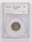 VG10 1914/3-S Indian Head Buffalo Nickel FS-014.89/EDS SEGS