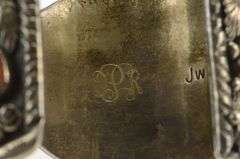 Sterling Silver Navajo Coral Jerry Wilma Begay Watch Cuff Bracelet