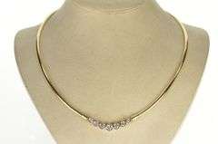 14K Yellow Gold 1.04 Ctw Graduated Diamond Cocoon Chain Necklace