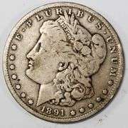 1891 O Morgan Dollar