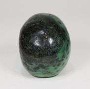 Detailed 675ct Zoisite skull carving