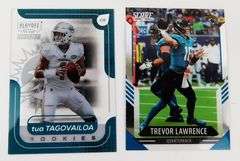 2 NFL Rookie QB Football Cards