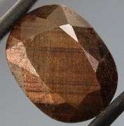 UNTREATED! Shimmering 15.29ct earth toned faceted Sapphire