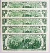 (5) Superb Crisp 2013 $2 Star Notes New York-Consecutive!