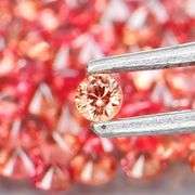 Dazzling 3.06ct diamond cut Songean Sapphire set