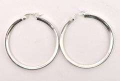 Sterling Silver Hoop Earrings