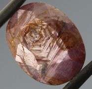 Very unique 11.85ct UNHEATED faceted Ruby