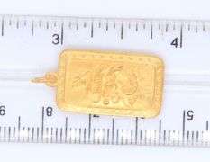 24kt Yellow Gold Dragon Pendant