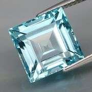 Beautiful super clean 8.32ct princess cut Topaz