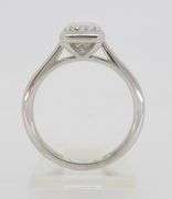 Emerald Cut Diamond in a Bezel Setting