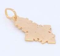 18kt Yellow Gold Ethiopian Cross Pendant