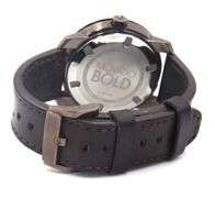 Movado Bold 42mm Brown Dial and Brown Leather Band Quartz Watch