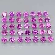 STOP! L@@K! 5.13 carats of violet pink Garnets