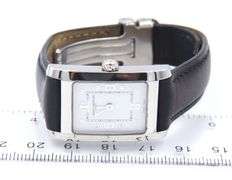 Baume & Mercier Hampton Quartz 20mm Black Leather Strap Watch
