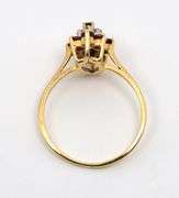 Cute Ruby & Diamond Cluster