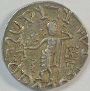 Needle-Sharp NEAR MINT INDO-SCYTHIANS SILVER TETRADRACHM of AZES I, 57-35 BC