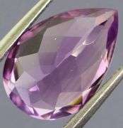 Glistening 2.87ct pear cut violet Amethyst