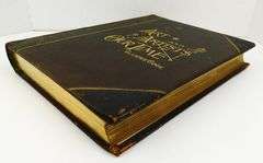 1888 Art & Artists of Our Time Antique Leather Book