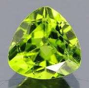 Trillion cut 2.88ct top Burma green untreated Peridot