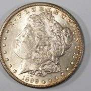 1899 Tilted O Morgan Dollar