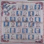 Know Your Presidents 1950 s Scarf?