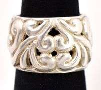 Sterling Silver Wide Band Ring