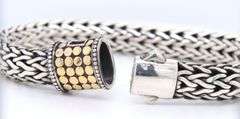Trendy John Hardy 10mm 2 Tone Bracelet