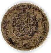 1857 Flying Eagle Cent with Fine Details